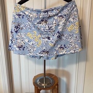 Laura Ashley Blue Mini Skirt Resort Wear